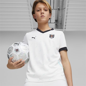 PUMA Performance Shirt 'Österreich 2024' in White: front