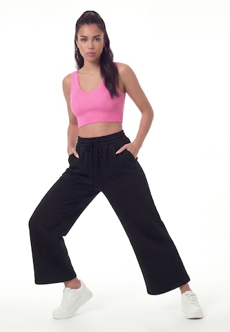 MIMO Wide leg Trousers in Blue