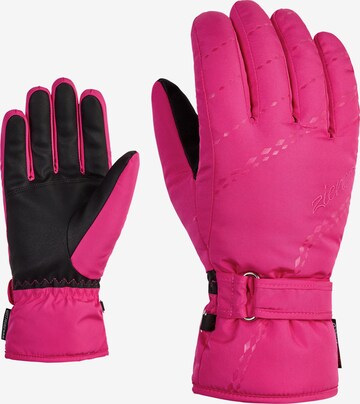 ZIENER Athletic Gloves 'KORVA' in Pink: front