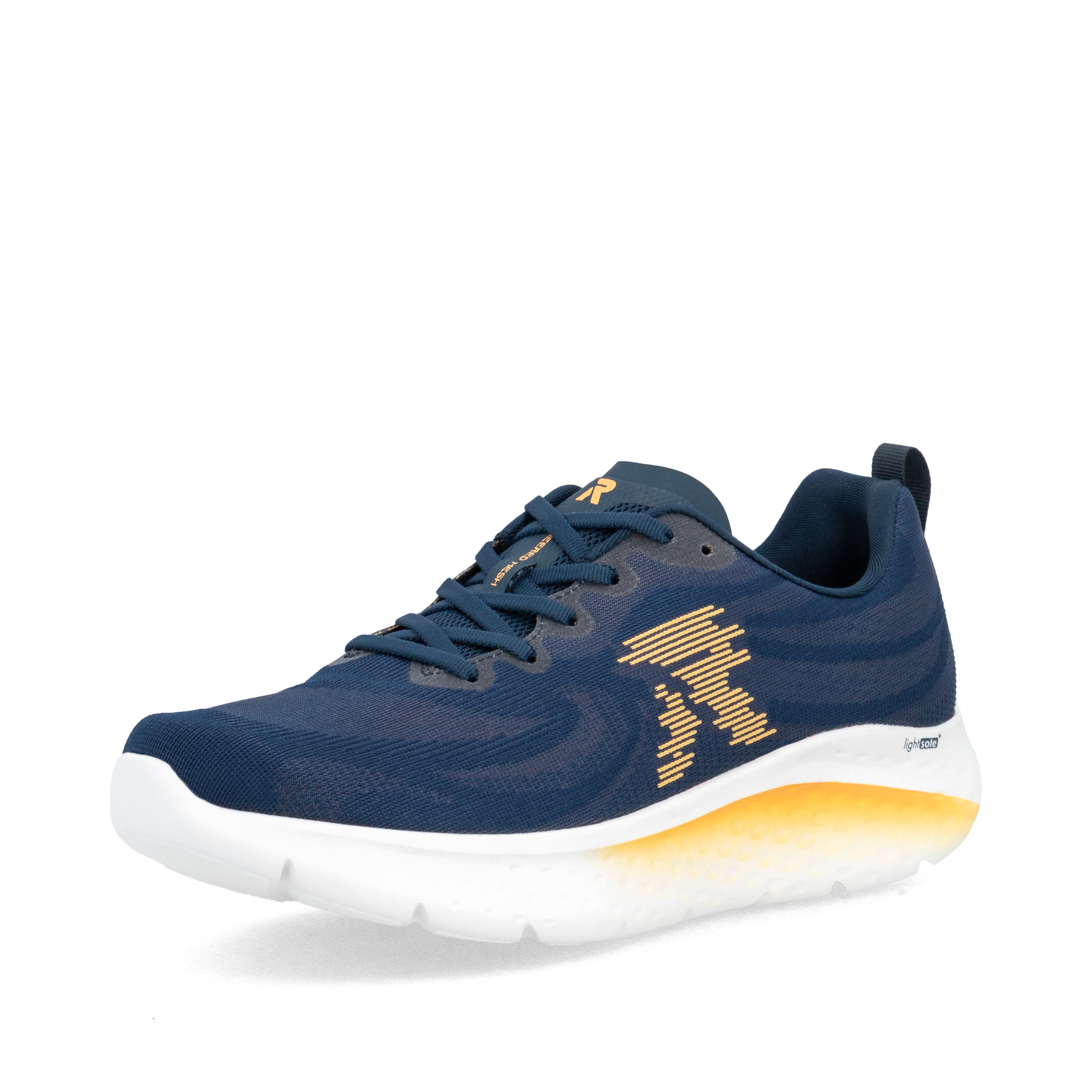 Baskets basses Rieker en bleu : devant