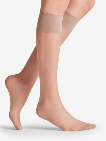 FALKE Overknee Strümpfe 'Pure Matt' in Grau