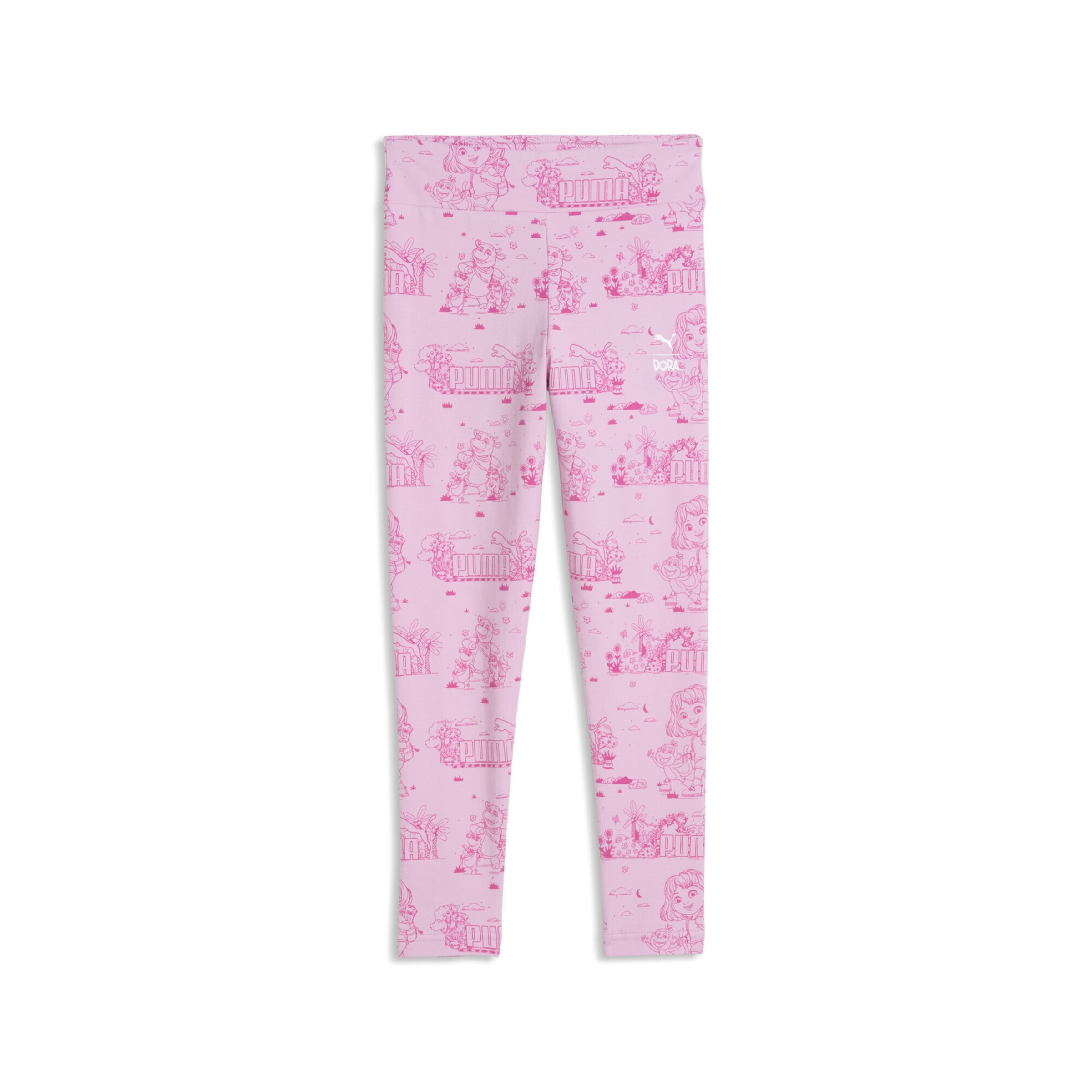 PUMA Regular Sportbroek in Roze: voorkant