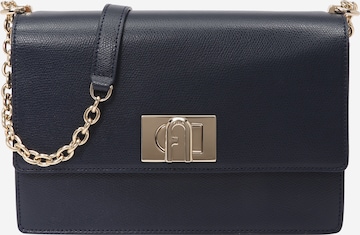 FURLA - Mala de ombro '1927' em azul: frente