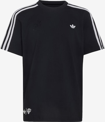T-Shirt ADIDAS ORIGINALS en noir : devant
