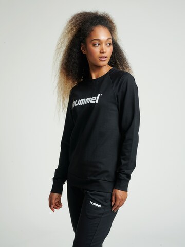 Hummel - Camiseta deportiva en negro: frente