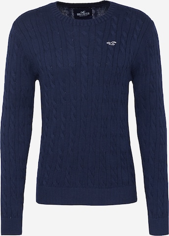 Pull-over HOLLISTER en bleu : devant