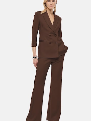 IMPERIAL Flared Hose 'IMPERIAL PANTALONE A ZAMPA'‌‌‌‌‌‌ in Braun