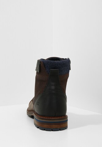 COX Lace-Up Boots in Brown