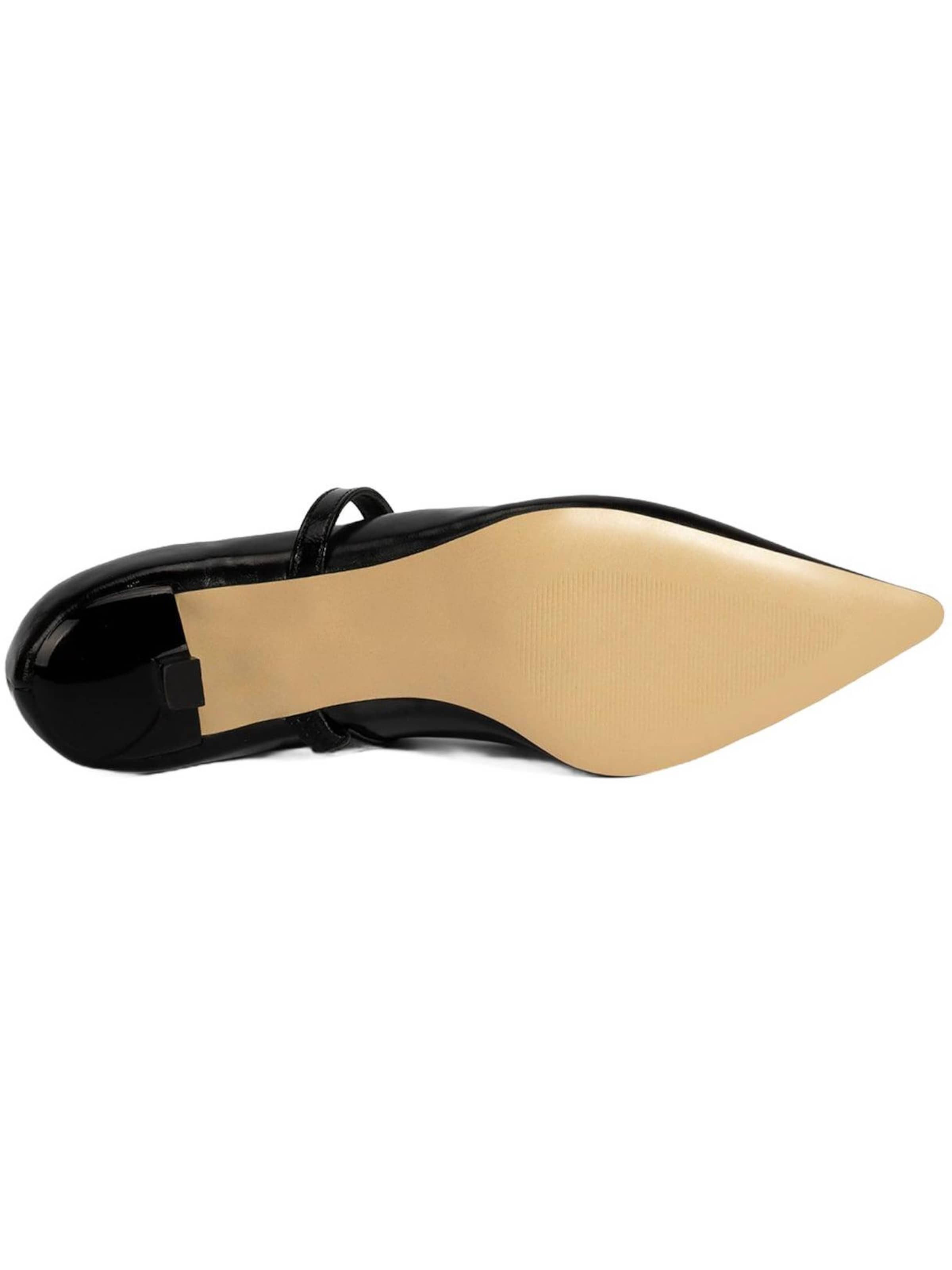 Desa Pumps 'Ballettschuhe' in Zwart