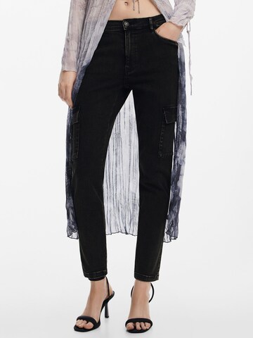 Regular Jean Desigual en noir : devant