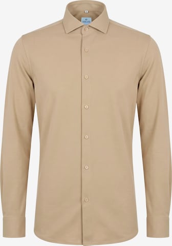 Chemise business 'No. 19' Vercate en beige : devant