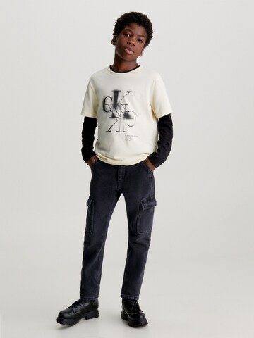 Calvin Klein Jeans Loosefit Jeans in Zwart