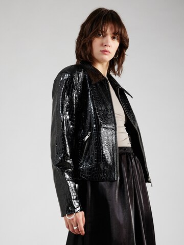 2NDDAY Between-Season Jacket 'Gregor' in Black: front