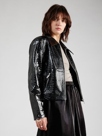 2NDDAY Between-Season Jacket 'Gregor' in Black: front