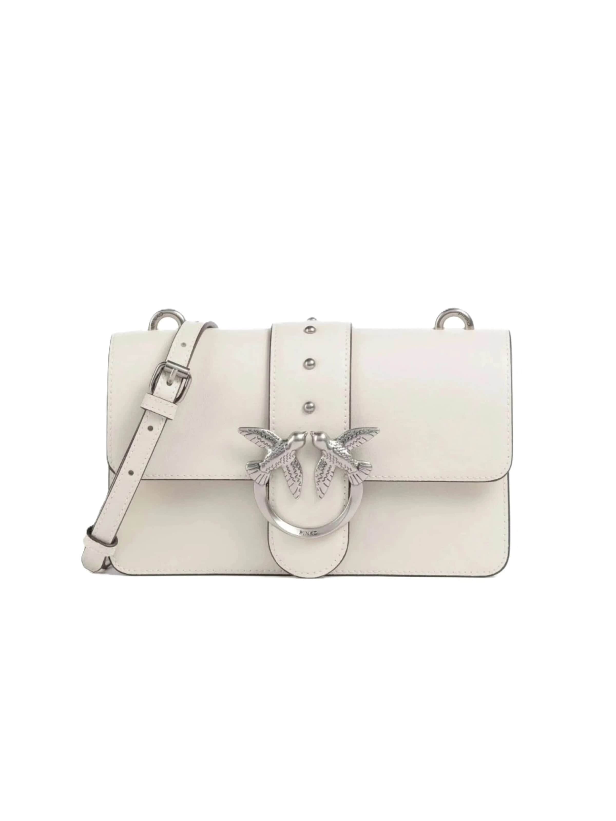 Borsa a tracolla '105856 A0F1' di PINKO in bianco: frontale