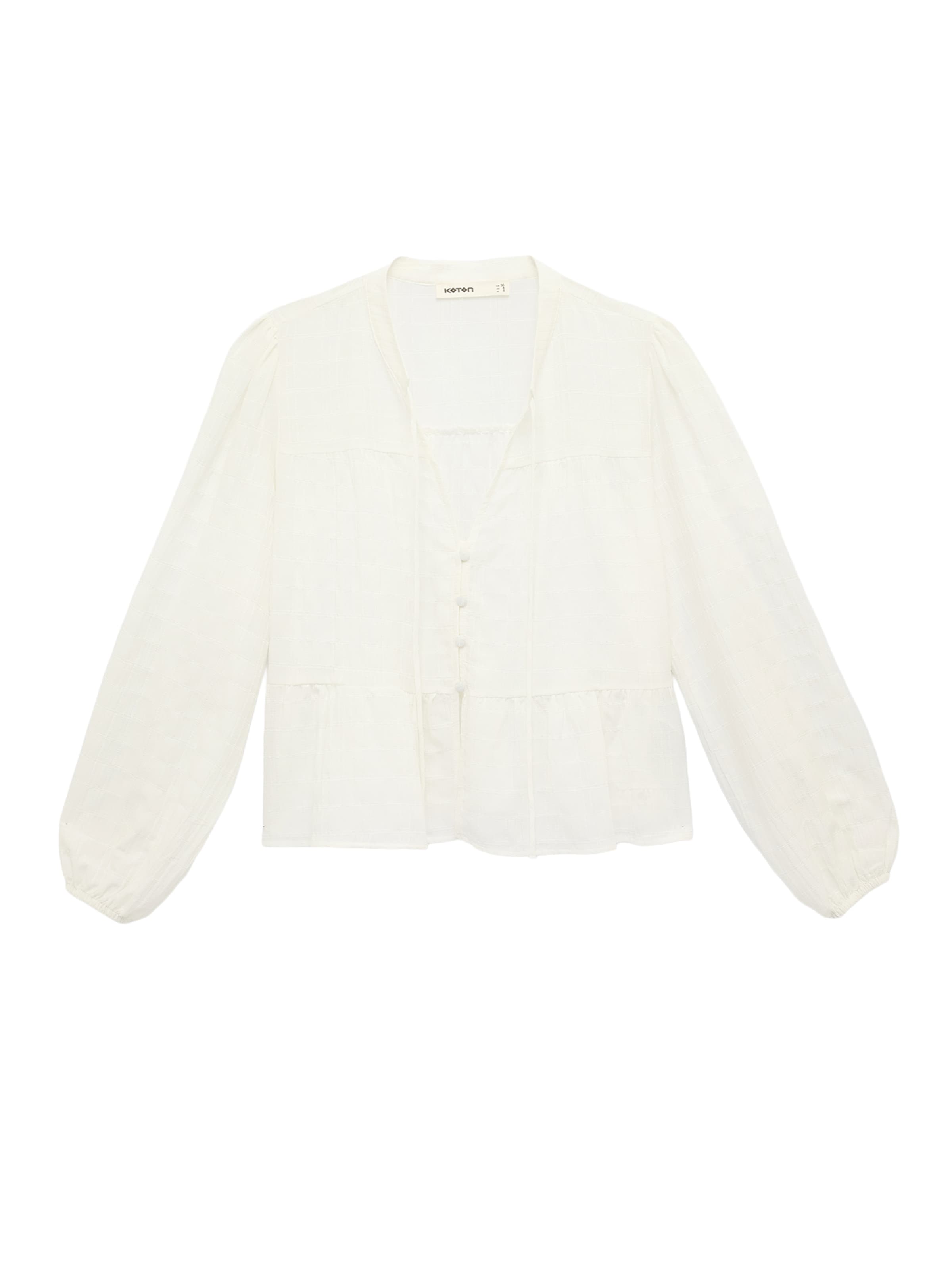 Koton Blouse in Wit: voorkant