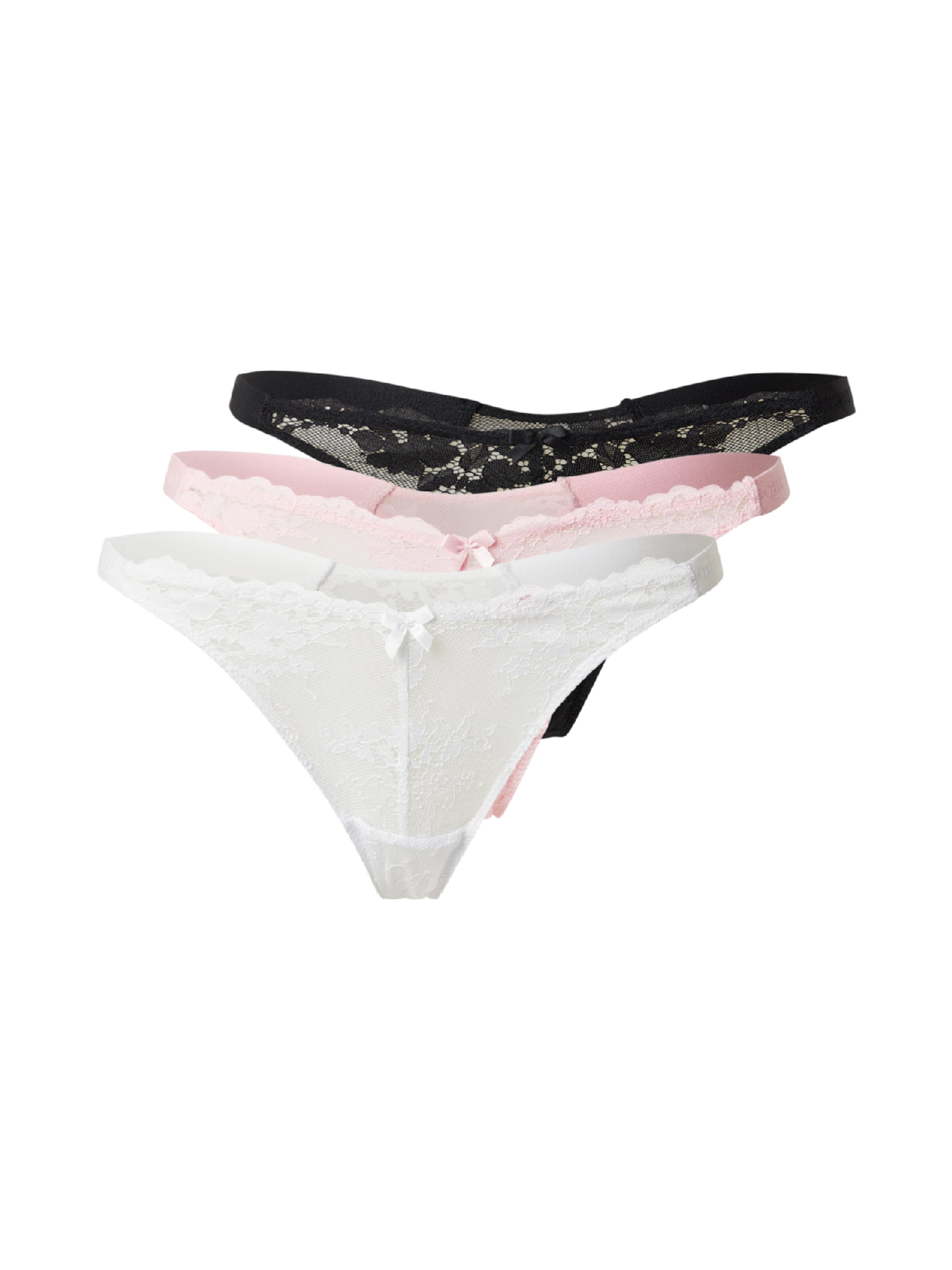 String Boux Avenue en noir : devant