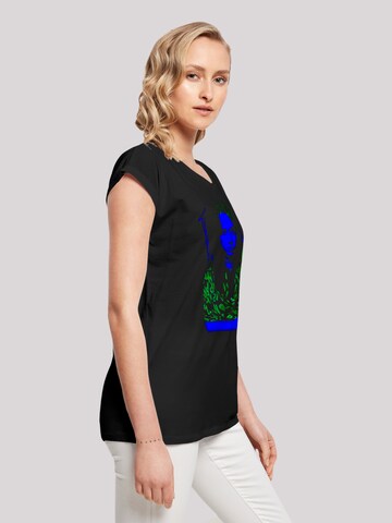 F4NT4STIC Shirt 'Billie Eilish Neon Backlit' in Zwart