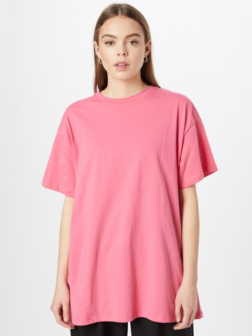 PIECES Oversized shirt 'Rina' in Pink: front