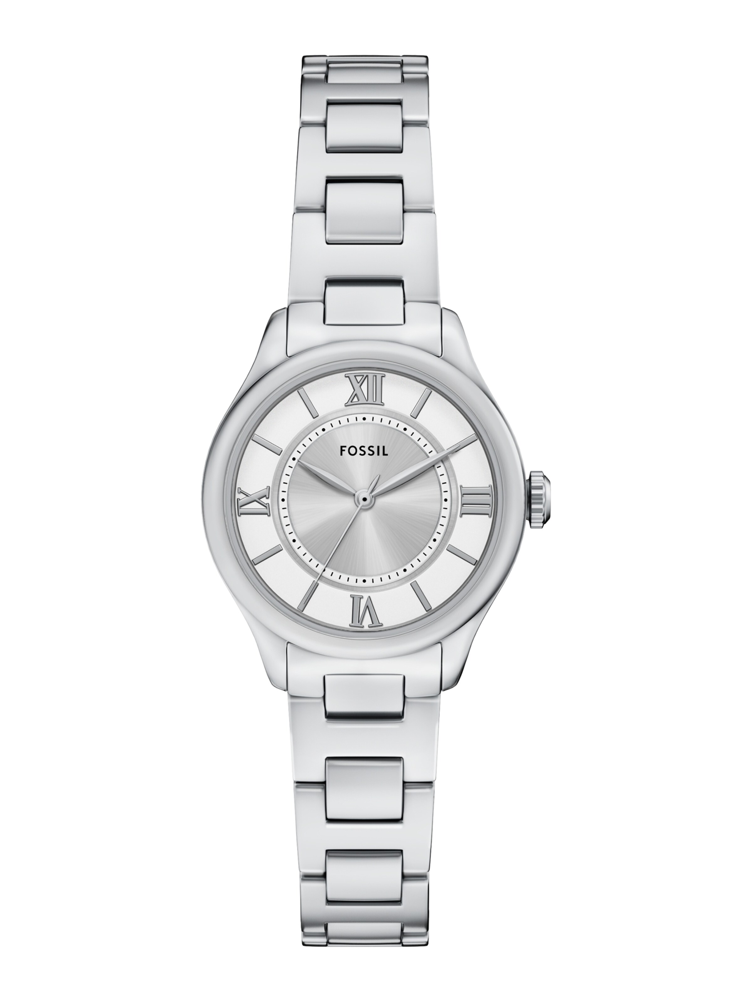 FOSSIL Αναλογικό ρολόι 'GILMORE' σε ασημί: μπροστά