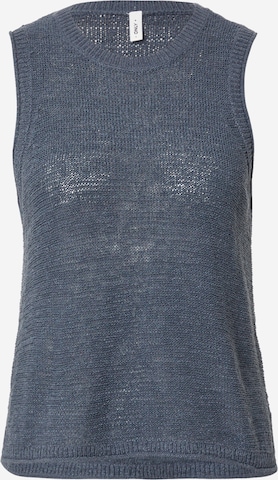 Tops en tricot 'ONLSUNNY' ONLY en bleu : devant