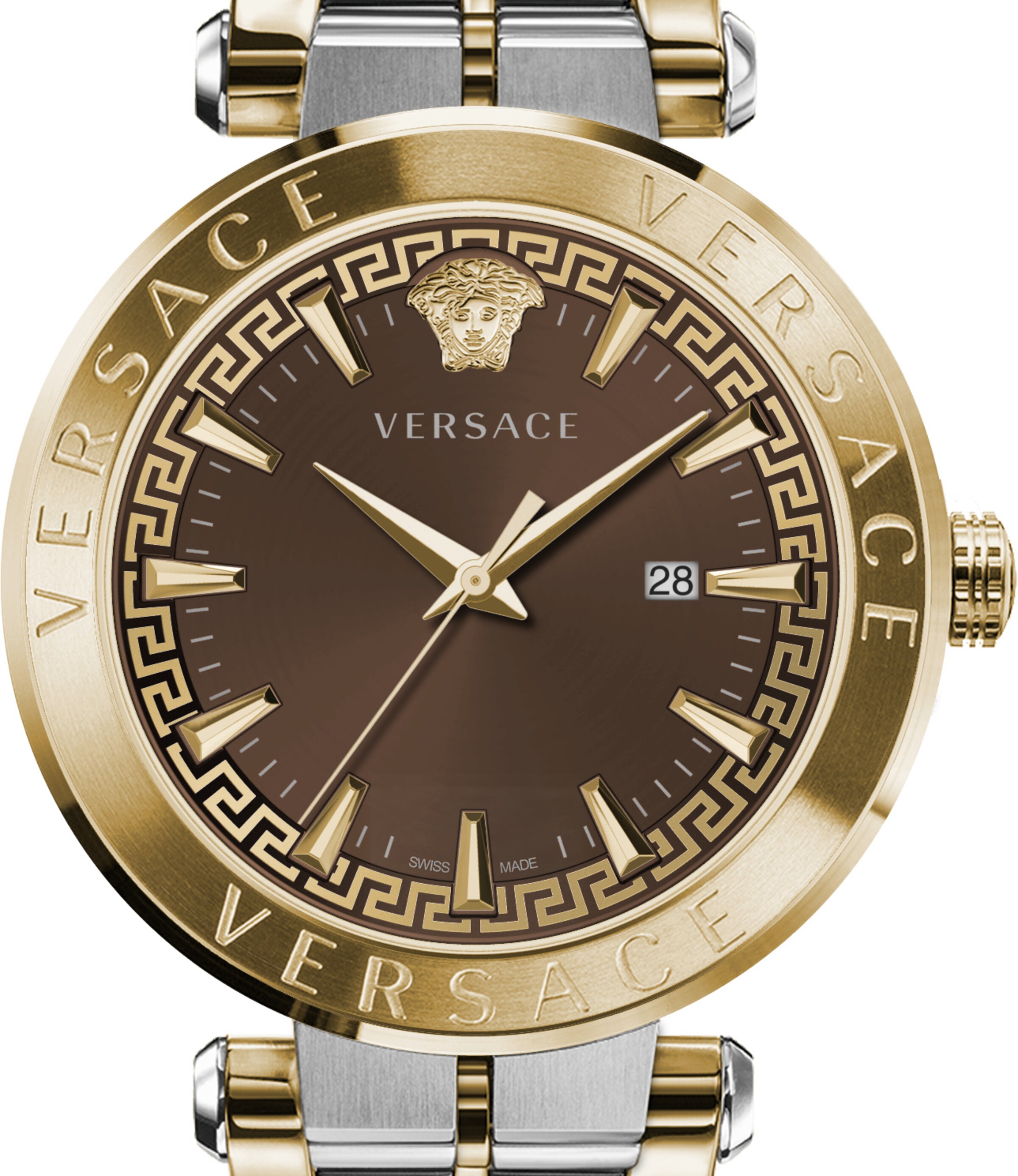 VERSACE Analoog horloge in Goud