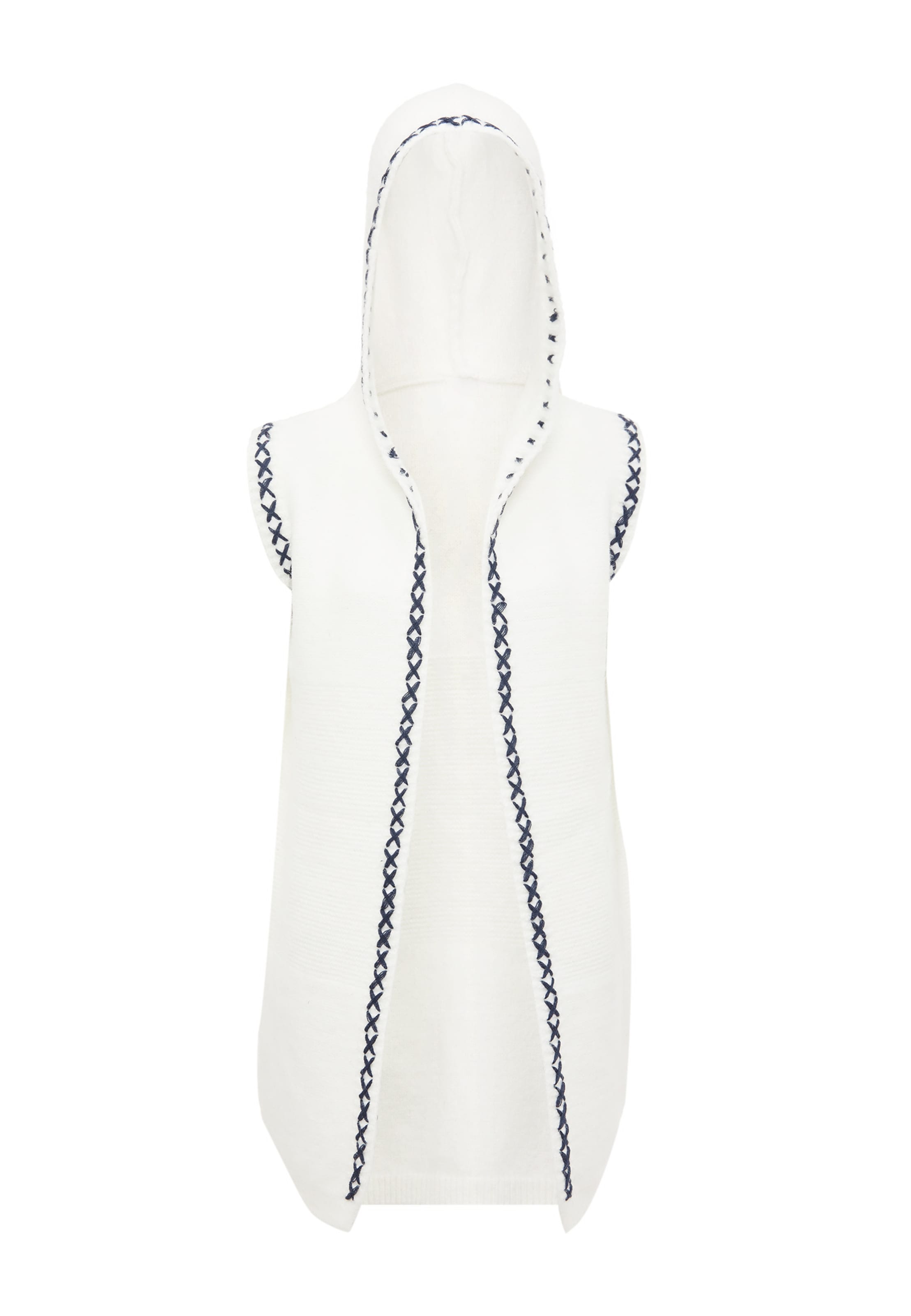 ebeeza Strickweste in Weiß