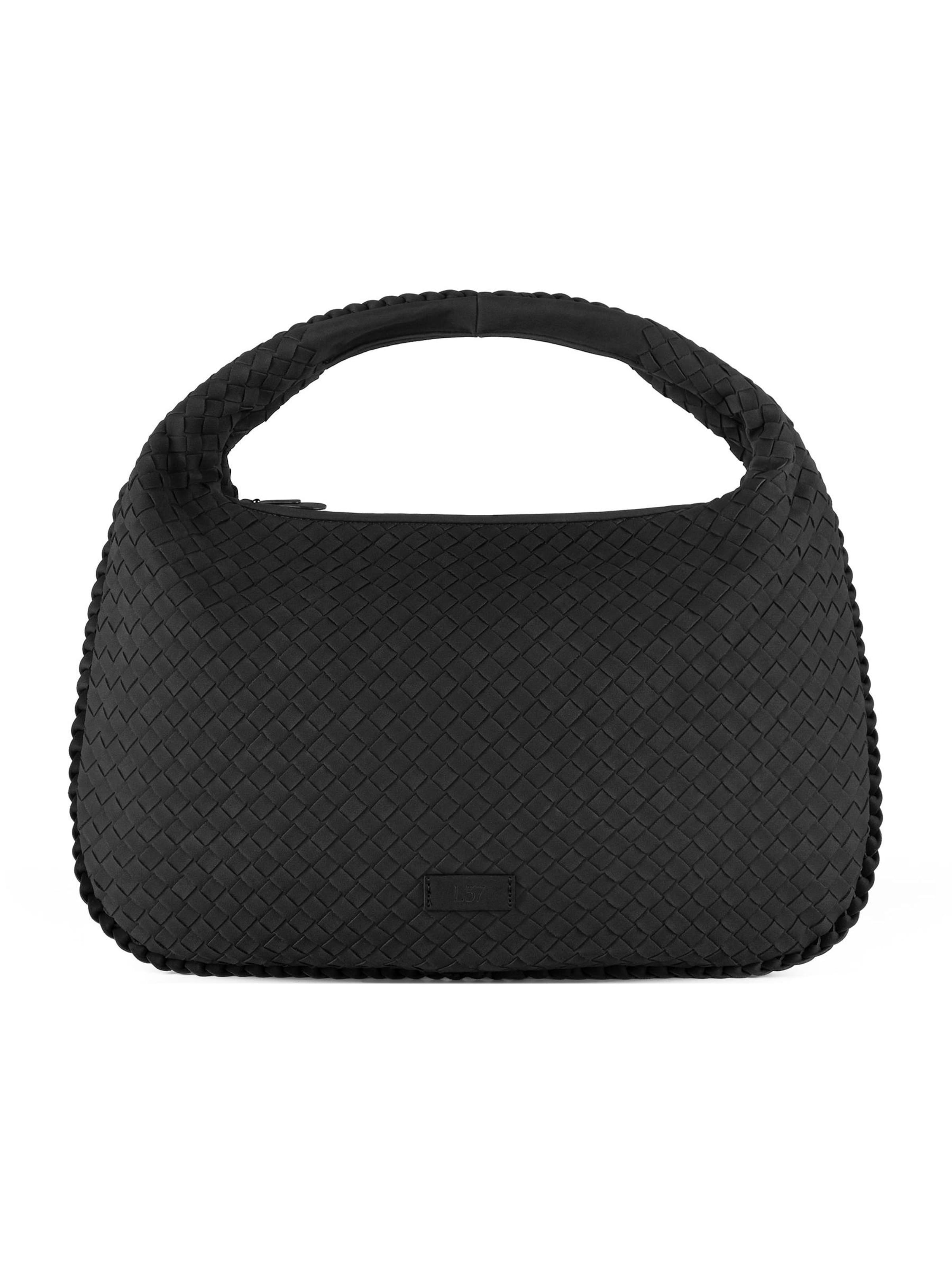 L37 HANDMADE SHOES Handbag in Black: front