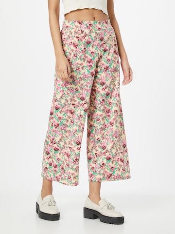 ICHI Loose fit Pants 'Kate' in Pink: front