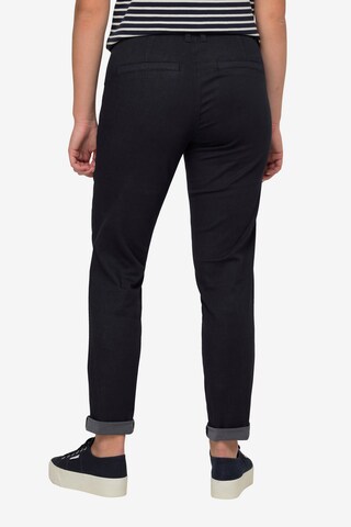 Loosefit Pantalon chino LAURASØN en bleu