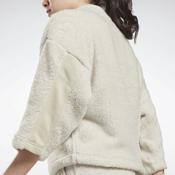 Sweat-shirt Reebok en beige