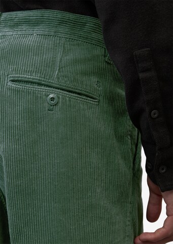 Marc O'Polo Regular Pleat-Front Pants 'Belsbo' in Green