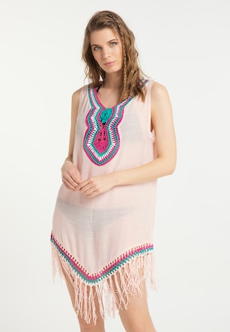 usha FESTIVAL Top in Pink: front