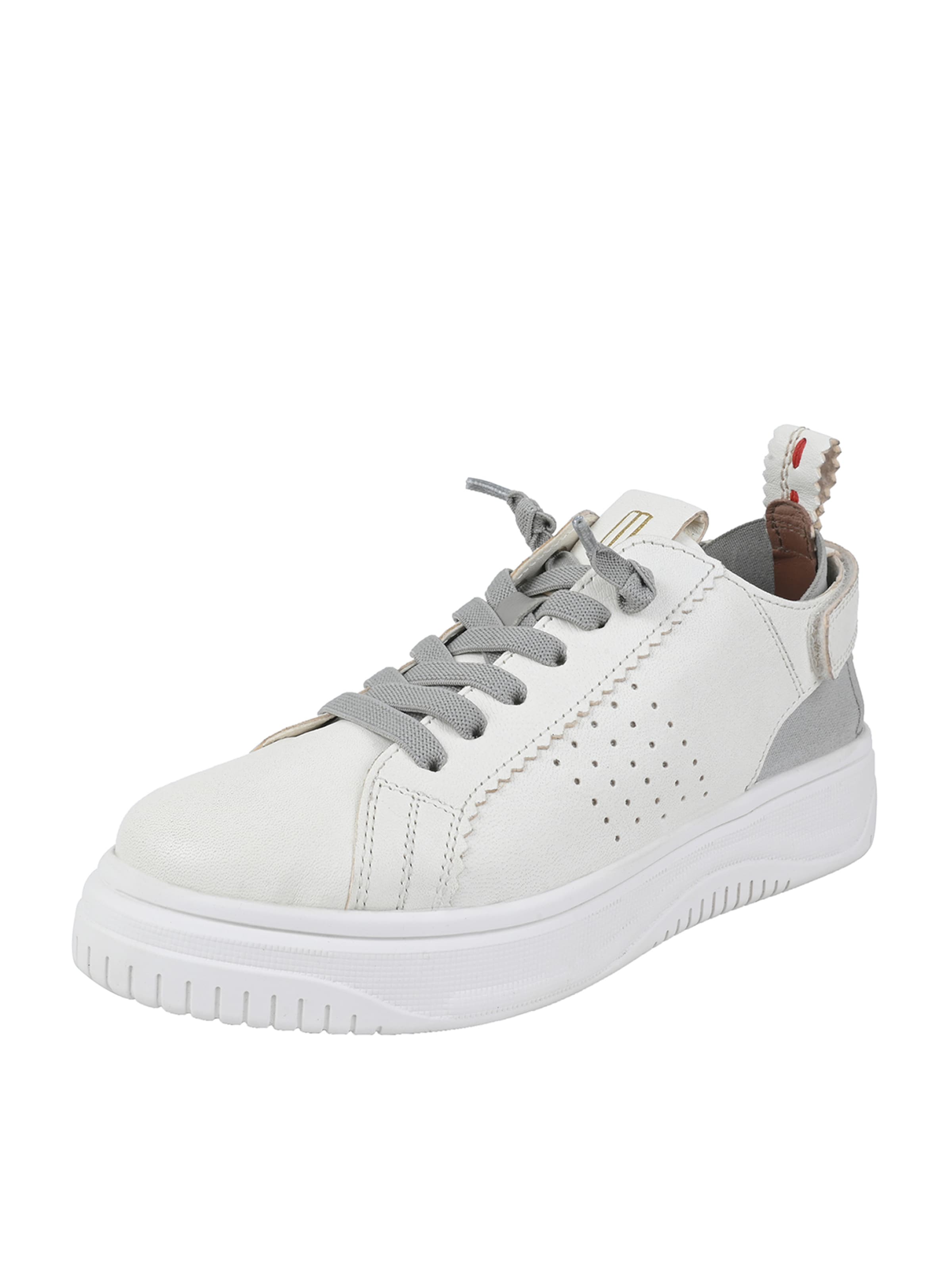 Baskets basses Crickit en blanc : devant