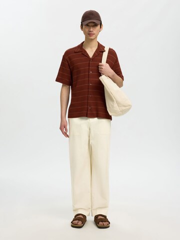 SELECTED Loose fit Trousers in Beige