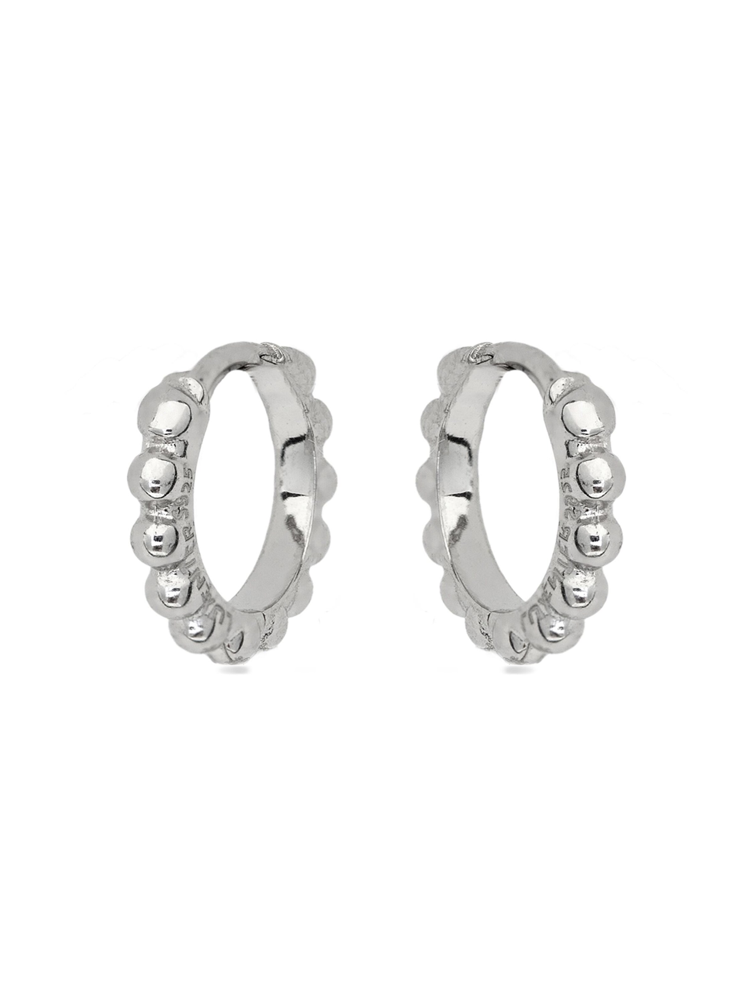 Orecchini 'Ledis' di Luxenter in argento: frontale