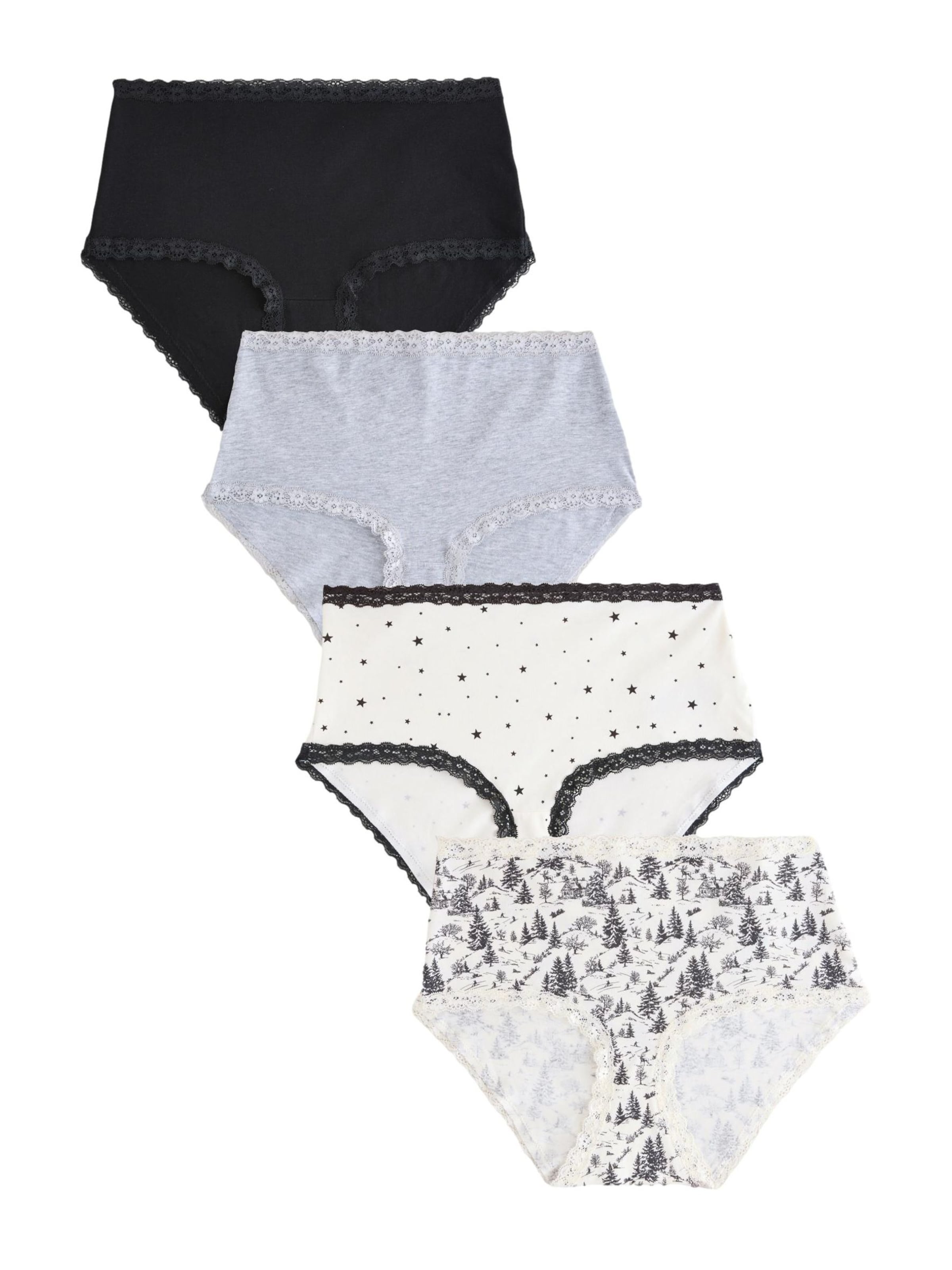 Next Трусы-слипы в Серый: спереди