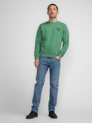 Petrol Industries Sweatshirt 'Iconic 35 years' in Green