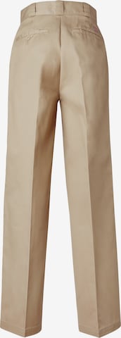 DICKIES Wide leg Pleated Pants 'GROVE' in Beige