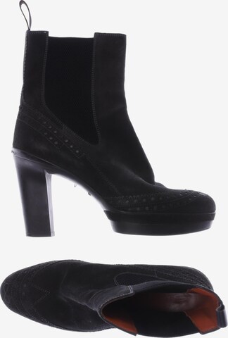 Santoni Dress Boots in 38 in Black: front