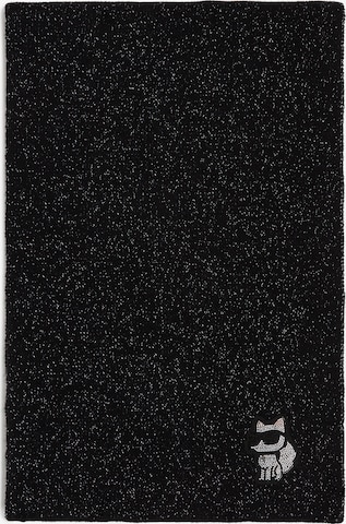 Karl Lagerfeld - Cachecóis 'Choupette' em preto: frente