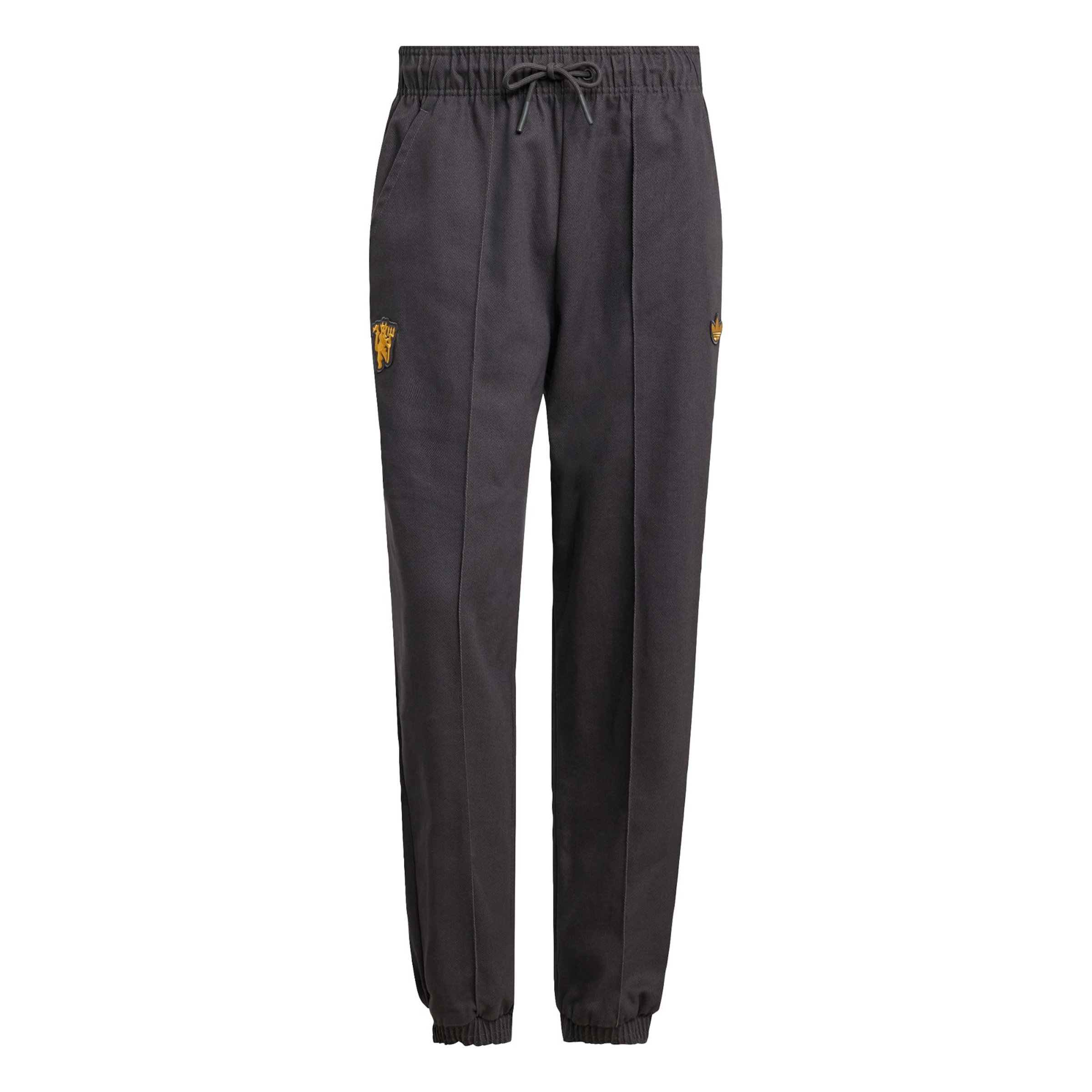 ADIDAS ORIGINALS - Loosefit Pantalón 'Manchester United Terrace Icons' en negro: frente
