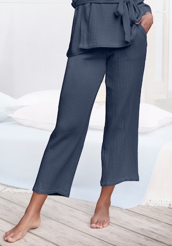 Pantalon de pyjama s.Oliver en bleu : devant