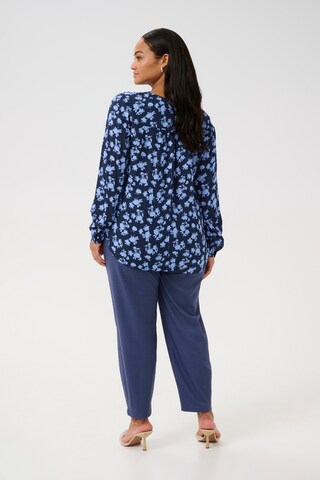 KAFFE CURVE Blouse 'KC Ami' in Blue