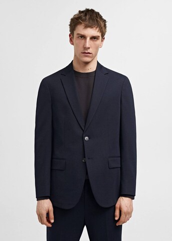 MANGO MAN Slim fit Suit Jacket in Blue: front