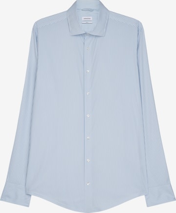 SEIDENSTICKER Slim fit Button Up Shirt in Blue: front