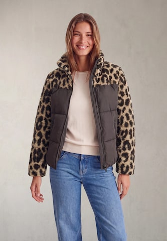 Street One Studio Winter Jacket in Brown: front