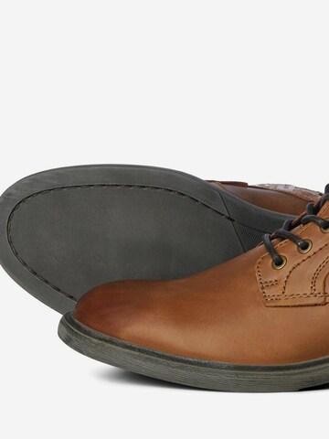 JACK & JONES Veterboots 'KARL' in Bruin