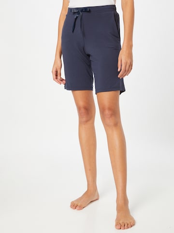 SCHIESSER Pajama Pants 'Mix+Relax' in Blue: front