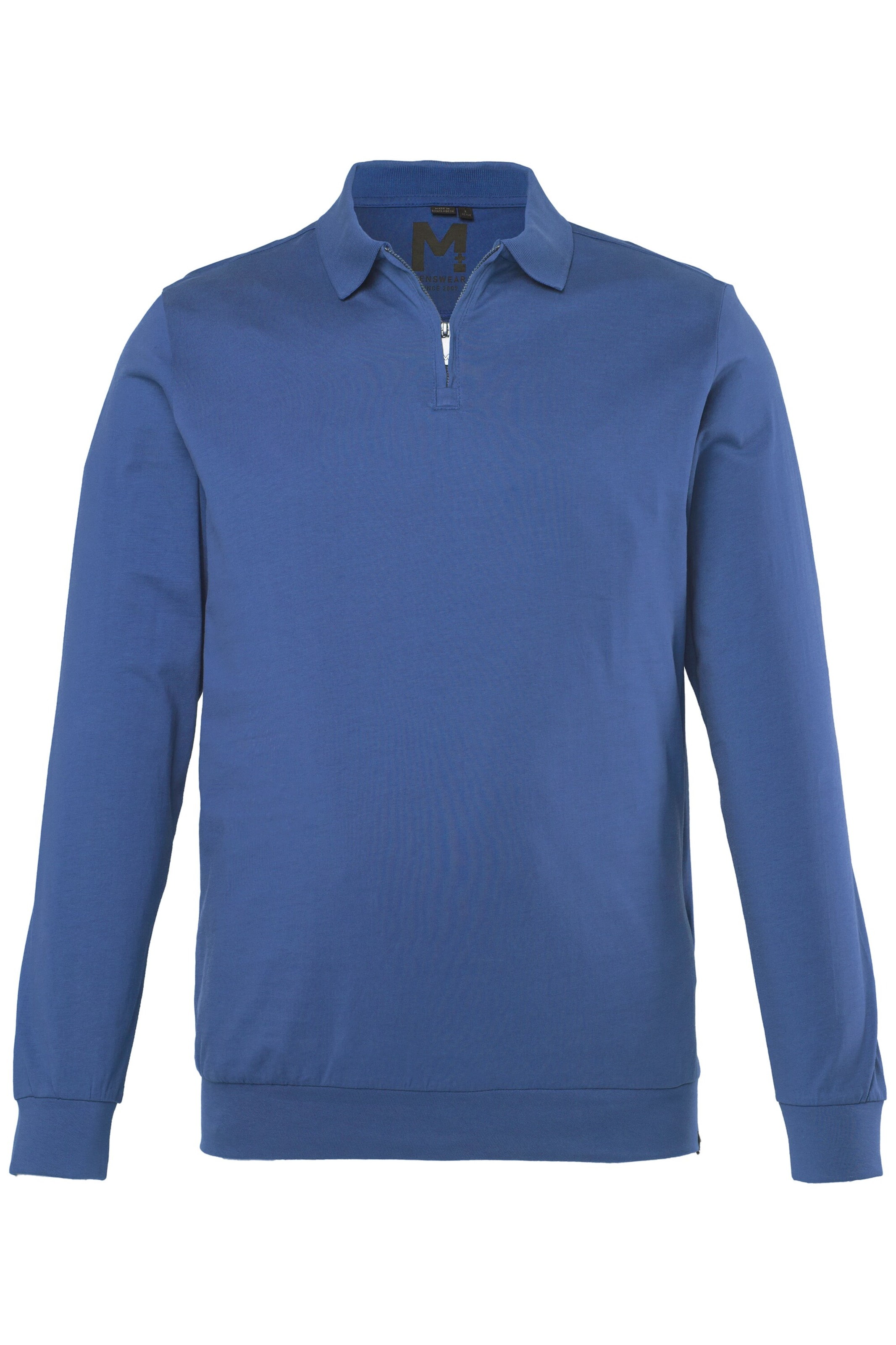 Men Plus Shirt in Blau: Vorderseite